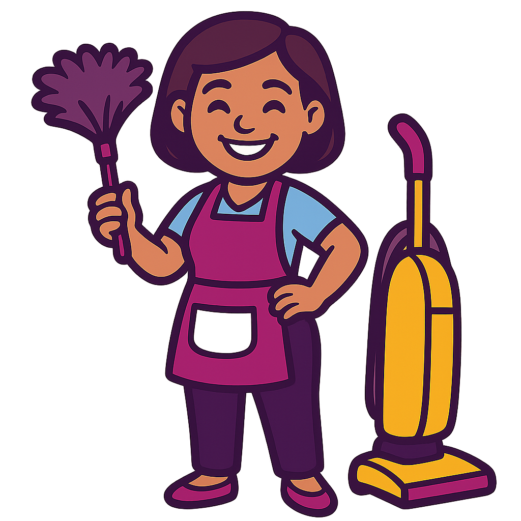 Chely's Housekeeper cleaning mascot